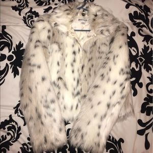 Faux fur coat